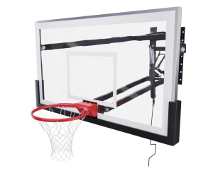 Баскетбольный щит DFC со съёмным регулятором высоты, стекло 12 мм, 180 х 105 см