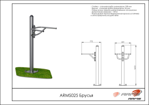 Брусья ARMS ARMS025