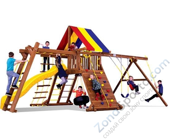 Детская игровая площадка Rainbow Play Systems Циркус Кастл 2020 III Тент (Circus Castle III 2020 RYB)