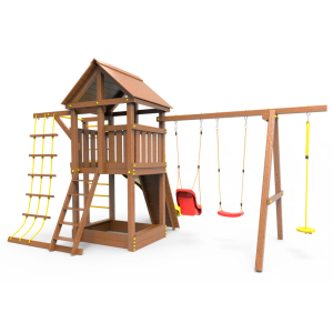 Детская площадка Пикник Оптимус Д с турником и шведской стенкой