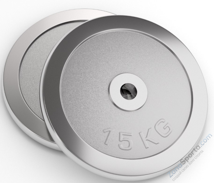 Диск хромированный UNIX Fit 15 кг, 25 мм