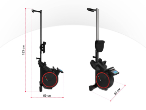 Гребной тренажер Unix Fit Techno Rower 410E