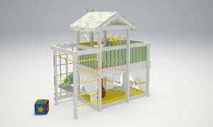 Игровой комплекс Савушка Baby 4 оливковый