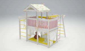 Игровой комплекс Савушка Baby 4 розовый