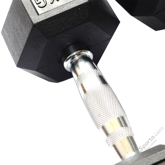 Набор гексагональных гантелей 5 пар от 1 до 5 кг ARMS FT-HEX-SET-30